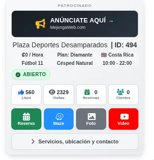 Cancha Diamante en el mapa de MejengaWeb.com