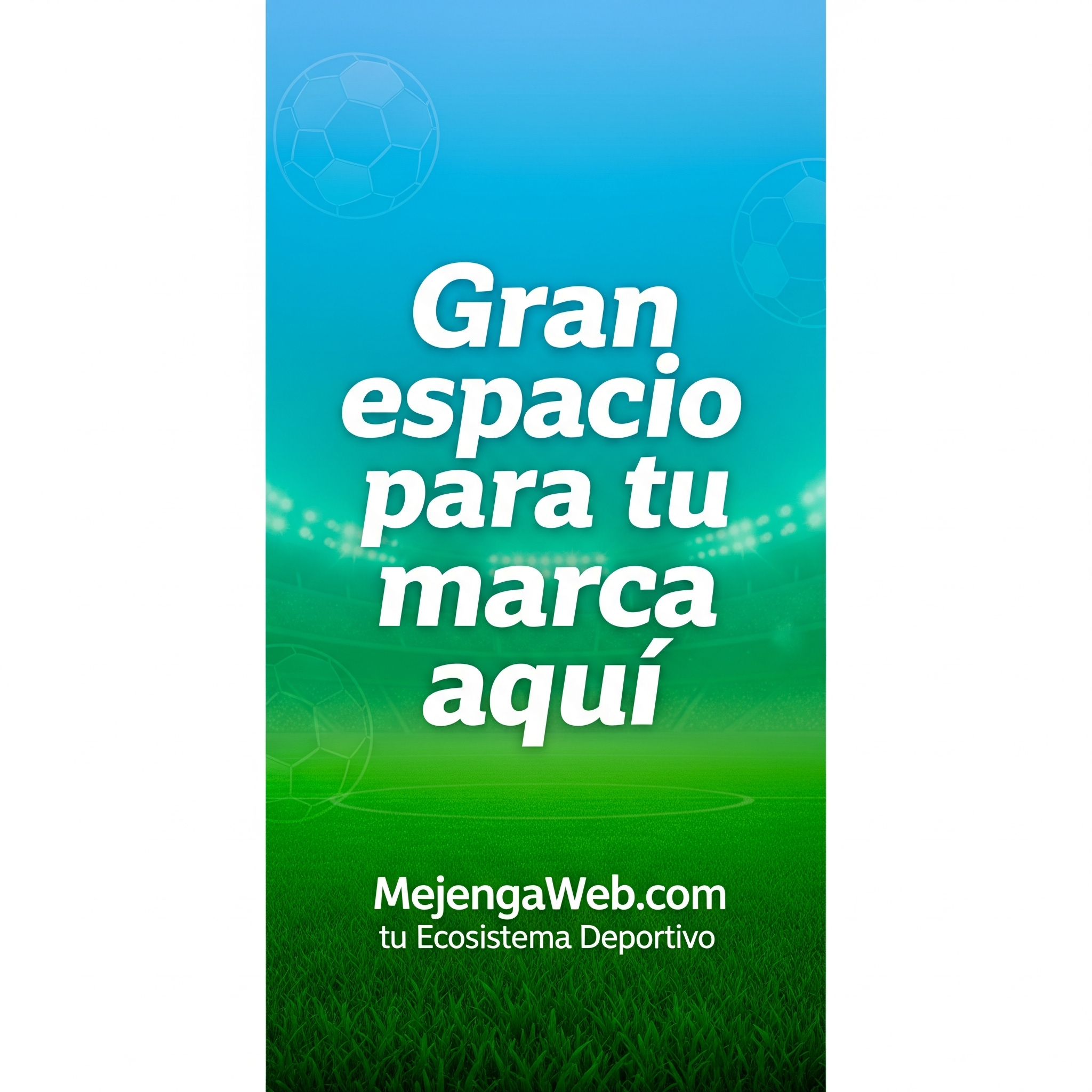 Gran espacio para tu marca aquí